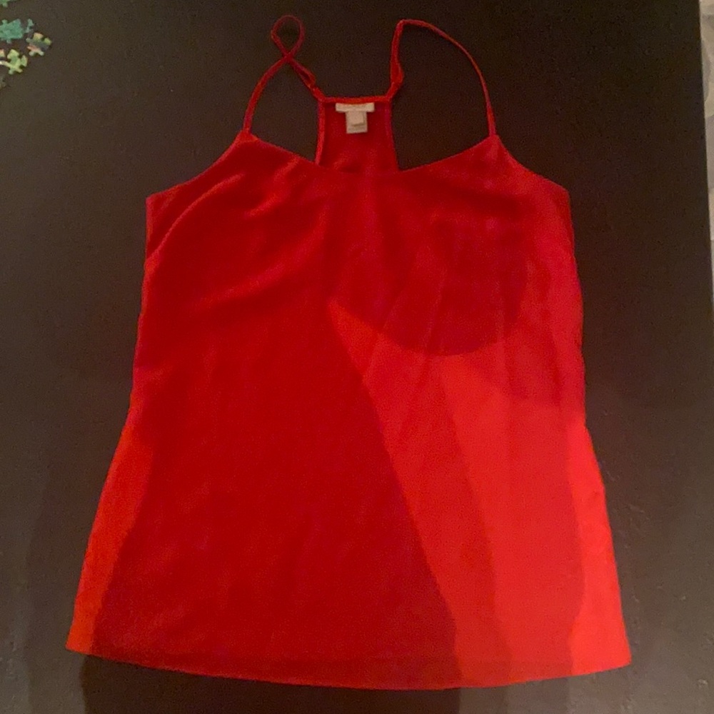 J CREW size 2 Red Tank Top